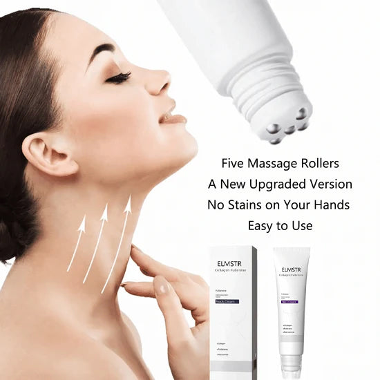🧴Roller Massage Cream  — 🧴 Infused with Retinol & Hyaluronic Acid | Firms the Neck, Reduces Wrinkles & Double Chin
