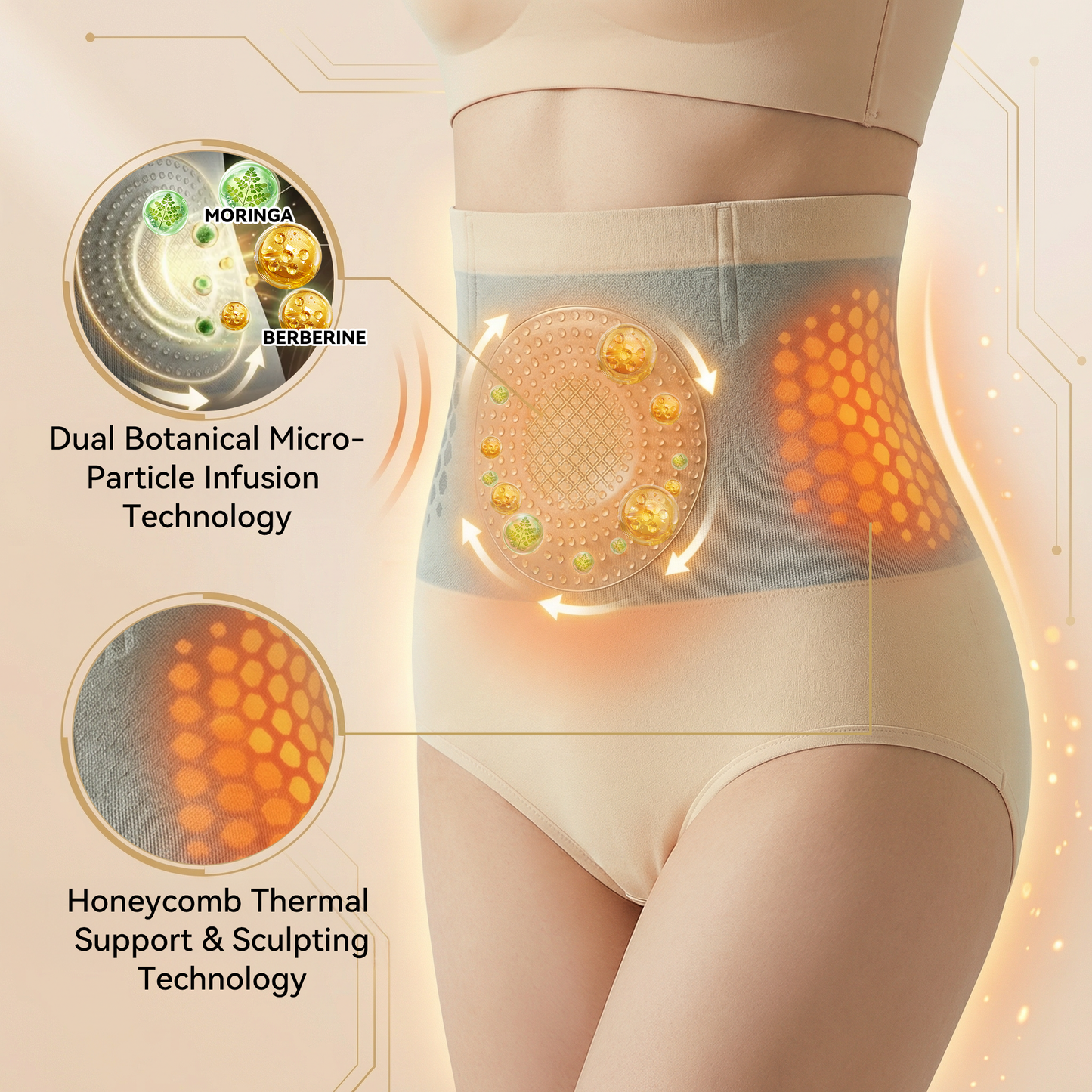 🐉Official Brand Store | Elmstr® 🐉✨ 2026 Moringa & Berberine 4-in-1 Micro-Particle Sculpting & Fat-Burn Shorts
