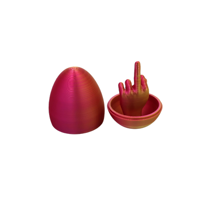 🔥Easter Egg Surprise – Funny 3D Printed Middle Finger Egg