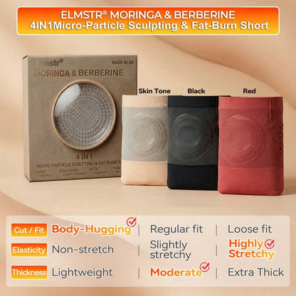 🐉Official Brand Store | Elmstr® 🐉✨ 2026 Moringa & Berberine 4-in-1 Micro-Particle Sculpting & Fat-Burn Shorts