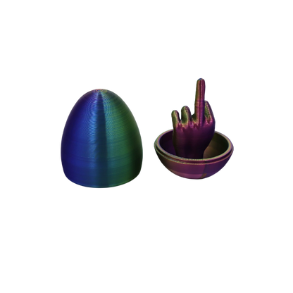 🔥Easter Egg Surprise – Funny 3D Printed Middle Finger Egg