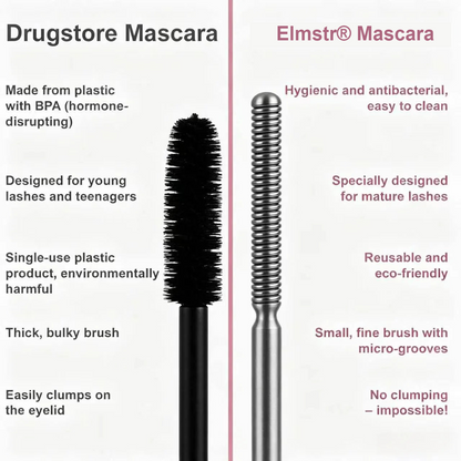 Elmstr® Waterproof Fibre Mascara💧  – Volume & Length without Clumping for Dramatic Moments