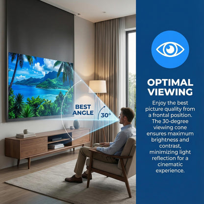 100inch 4K UHD Anti-Light Foldable Portable Projector Scree